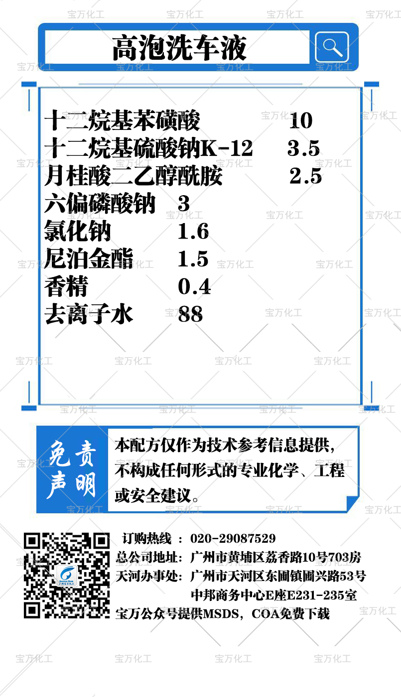 高泡洗車液