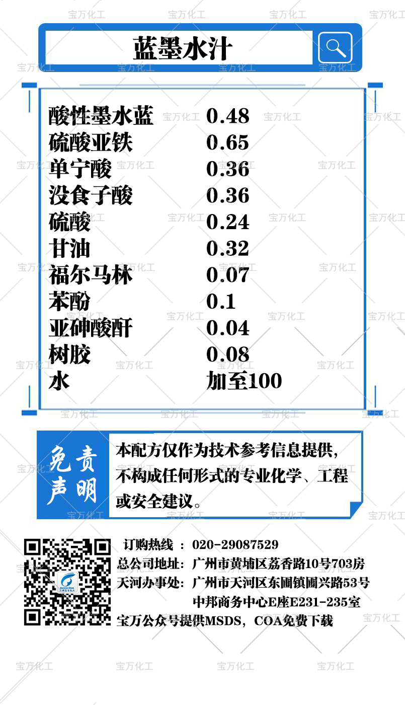 藍墨水汁