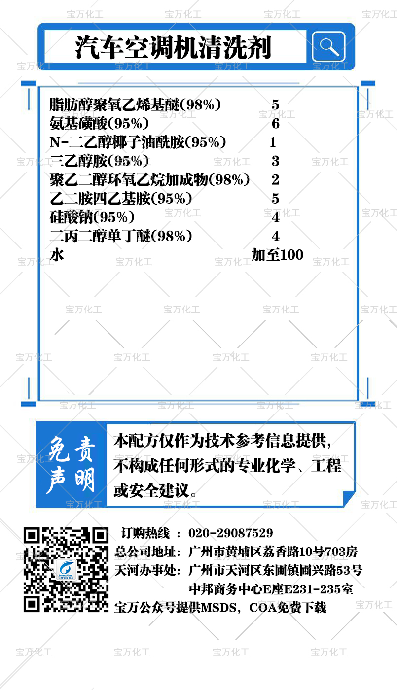 汽車空調機清洗劑